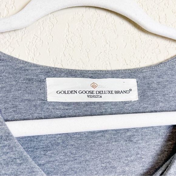 Golden Goose Cotton Maxi Dress Grey Size Medium - Picture 2 of 5